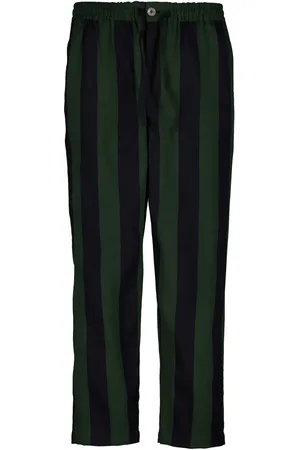 Marrakshi Life Striped cotton trousers