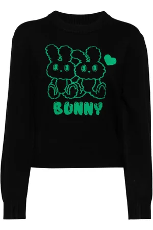 Chocoolate Graphic-print round neck jumper