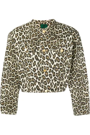 Jean Paul Gaultier Leopard print cropped jacket