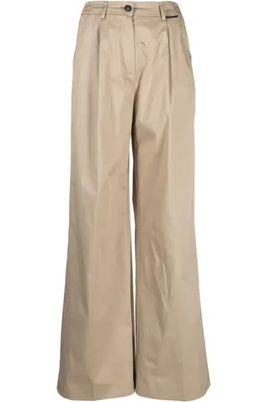 Karl Lagerfeld Wide-leg cotton trousers