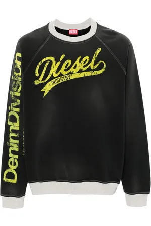 Diesel S-Roxt flocked-logo sweatshirt
