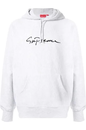 Supreme Signature logo hoodie