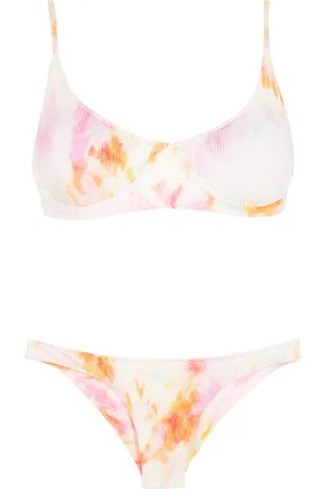 Brigitte Tie-dye ribbed bikini set