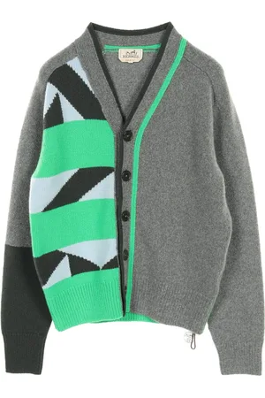 Hermès 2010s Rayures Tangram cardigan