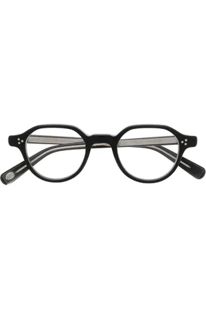 Eyevan 7285 Lens-decal round-frame glasses