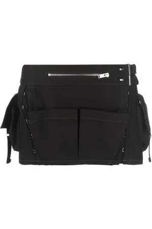 DION LEE Buckle-detail utility miniskirt