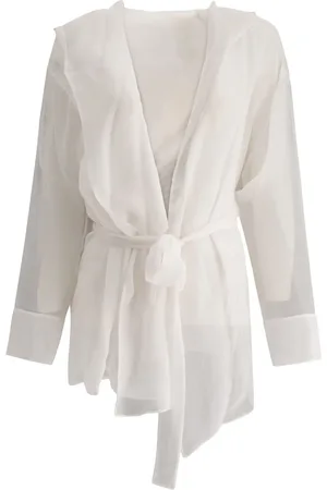 Max Mara Hooded silk jacket