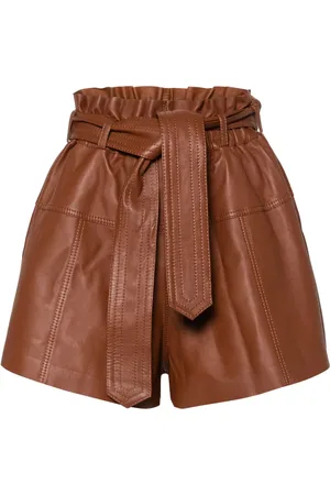 ZIMMERMANN Harmony leather shorts