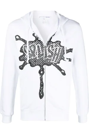 Comme des Garçons Graphic-print drawstring hoodie