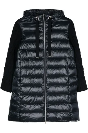 HERNO Knit-sleeves padded coat