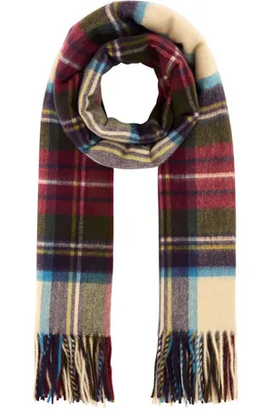 Johnstons Of Elgin Checked scarf