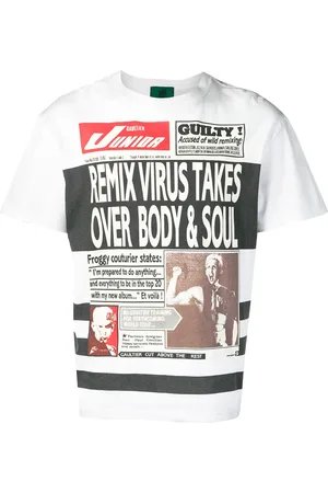 Jean Paul Gaultier Newspaper print T-shirt
