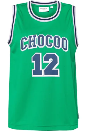 Chocoolate Logo-print contrasting-trim tank top