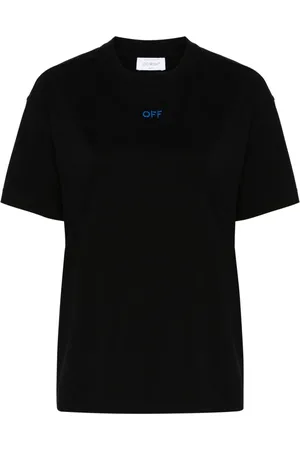 OFF-WHITE Arrows-embroidered cotton T-shirt