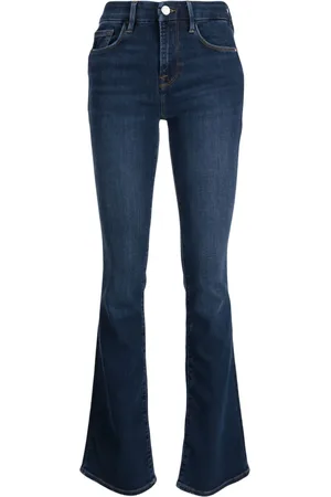 Frame Mid-rise flared jeans