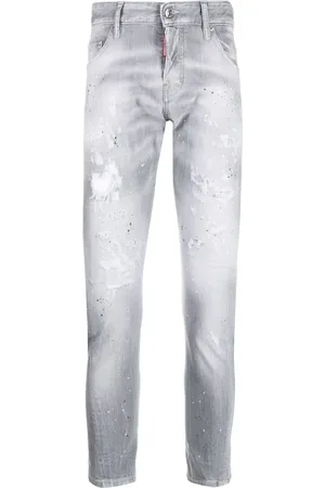 Dsquared2 Mid-rise distressed skinny jeans