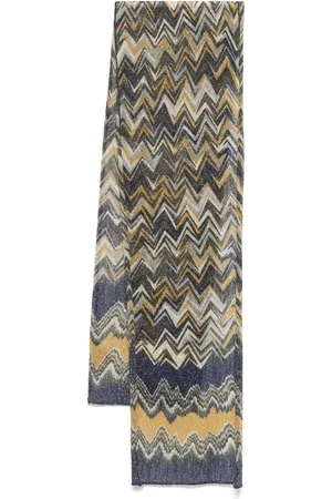 Missoni 2000s zigzag-woven scarf