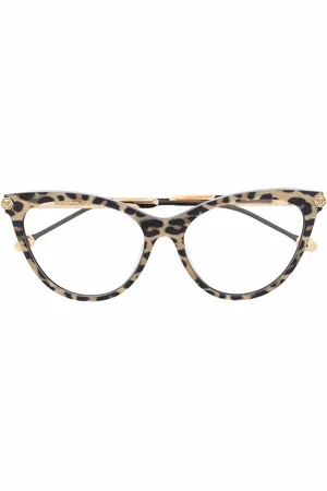 Philipp Plein Logo-engraved cat-eye glasses