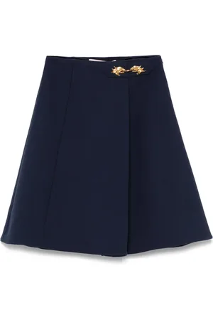 VALENTINO GARAVANI Pleat-detailed mini skirt