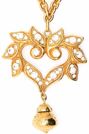 Christian Lacroix 1990s embellished pendant necklace