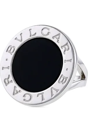 Bvlgari 2010s white gold Twisted Bulgari Bulgari Bulgari onyx ring