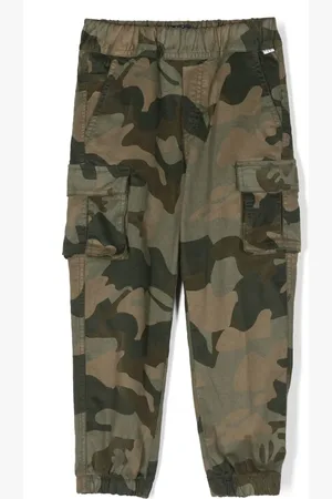 Il gufo Camouflage-print cargo pants