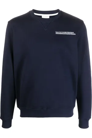 BALLANTYNE Logo-print cotton jumper