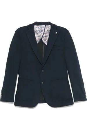 Manuel Ritz Piqué jersey blazer