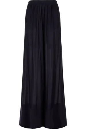 Malo Semi-sheer palazzo pants