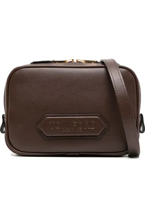 Tom Ford Small leather messenger bag