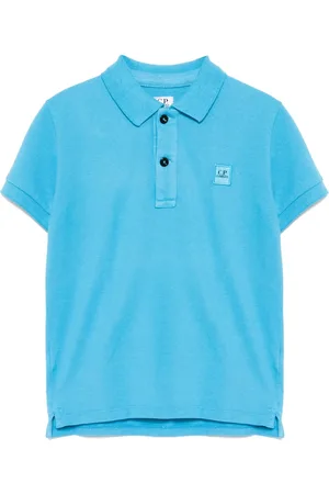 C.P. Company Logo-embroidered polo shirt