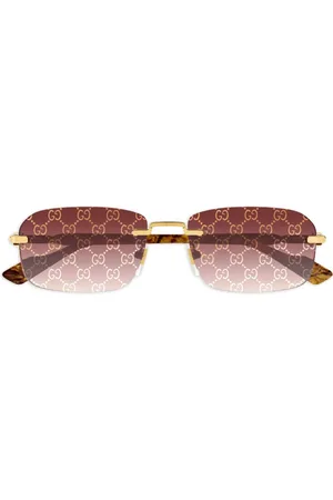 Gucci Rectangle-frame " " sunglasses