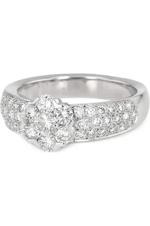 Van cleef 2000 18kt white gold Fleurette diamond ring