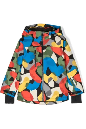 Stella McCartney Smudge-print hooded jacket