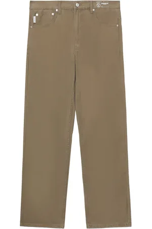 Chocoolate Mid-rise straight-leg trousers