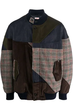 Baracuta Patchwork-design bomber jacket