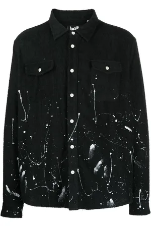 HACULLA Glitched terry-cloth shirt
