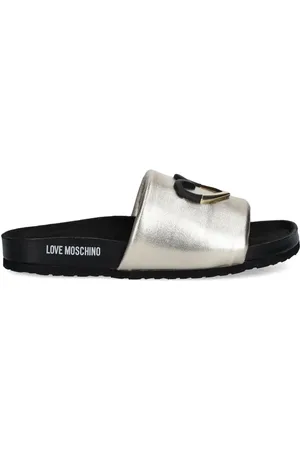 Moschino Metallic slides