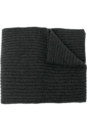 N.PEAL Ribbed-knit cashmere scarf