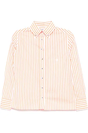 CHANEL 2000s cc marks striped shirt