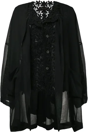 Comme des Garçons 1989 macramé layered jacket