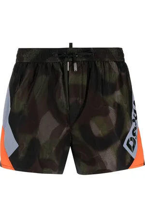 Dsquared2 Graffiti-print swim shorts