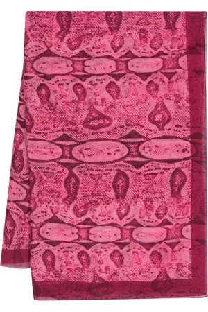Gucci Snake-print chiffon scarf