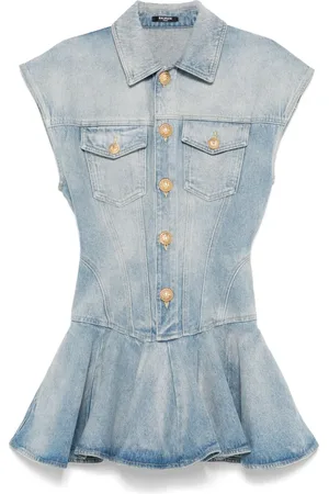Balmain Denim mini dress