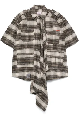 MARTINE ROSE Blanket Safari shirt
