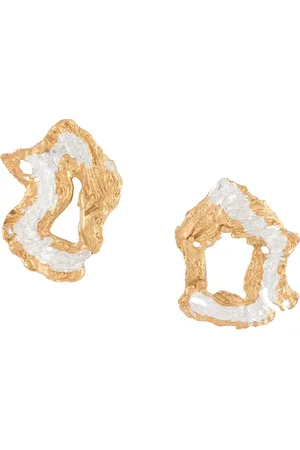 Lee Soleil hammered hoop earrings
