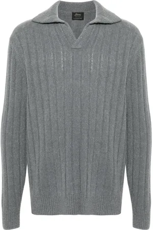 BRIONI Chunky-knit polo