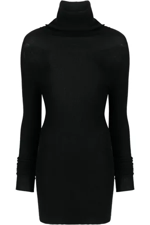 Rick Owens Roll-neck virgin wool jumper