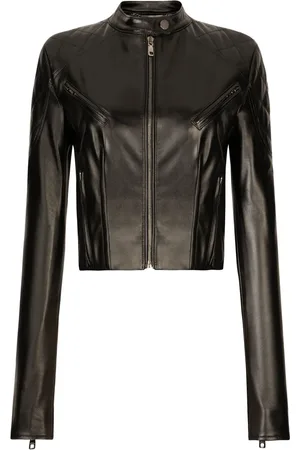 Dolce & Gabbana Zip-up leather jacket