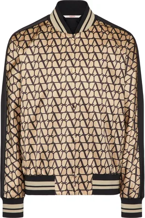 VALENTINO GARAVANI Toile Iconographe bomber jacket